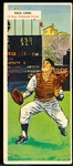 1955 Topps Baseball Doubleheaders- #115 Dale Long (Pirates)/ #116 Ferris Fain (Tigers)- Non-perforated