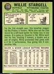 1967 Topps Bb- #140 Willie Stargell, Pirates