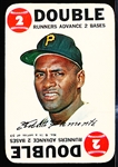 1968 Topps Bb Game- #6 Clemente