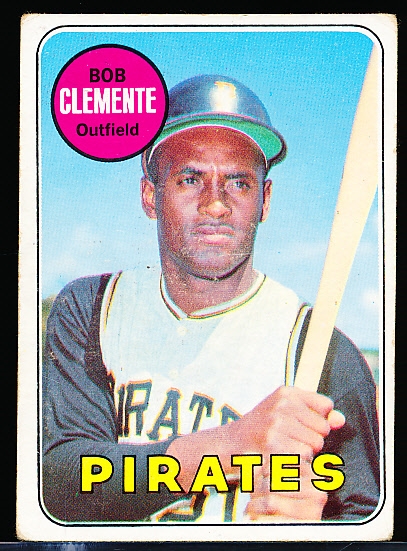 1969 Topps Bb- #50 Bob Clemente, Pirates