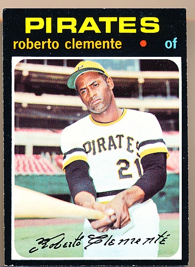 1971 Topps Bb- #630 Roberto Clemente, Pirates