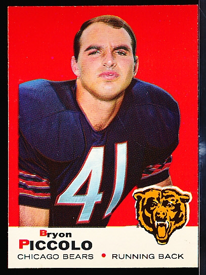1969 Topps Fb- #26 Bryan Piccolo RC, Bears