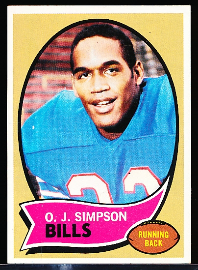 1970 Topps Fb- #90 O.J. Simpson RC