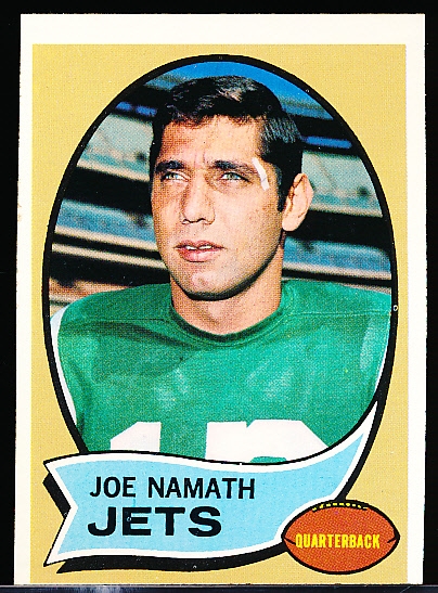 1970 Topps Fb- #150 Joe Namath, Jets