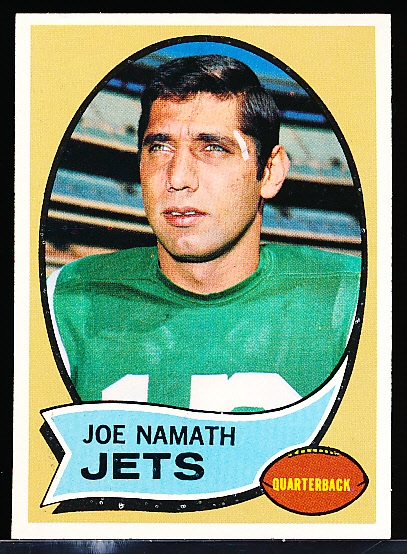 1970 Topps Fb- #150 Joe Namath, Jets
