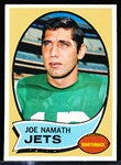 1970 Topps Fb- #150 Joe Namath, Jets