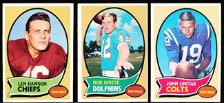 1970 Topps Fb- 3 Diff