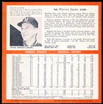 1964 Auravision Bsbl. Records- Warren Spahn, Braves
