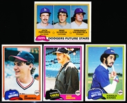 1981 Topps Bsbl.- 4 Diff. Rookie Cards