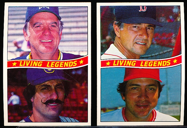 1984 Donruss Bsbl. “Living Legends”- 7 Asst.