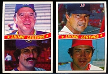 1984 Donruss Bsbl. “Living Legends”- 7 Asst.