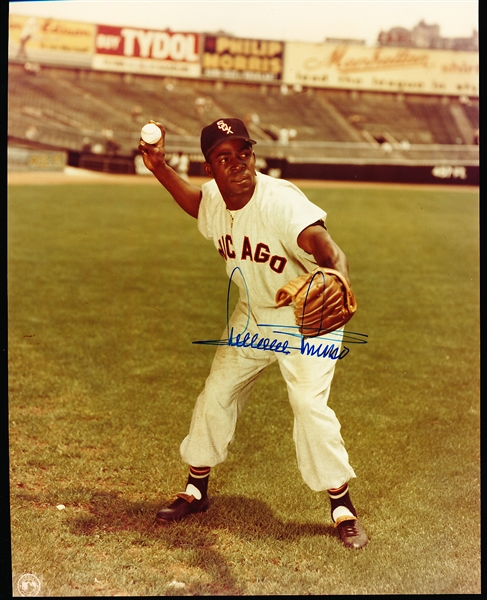 Autographed Minnie Minoso Chicago White Sox MLB Color 8” x 10” Photo
