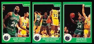 1984 Star Arena Bskbl.- 1 Complete Dallas Mavericks Set of 11 Cards