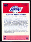 1986-87 Fleer Bskbl. “Sticker” #1 Kareem Abdul-Jabbar