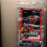 1997-98 Collector’s Choice Bskbl.- One 20 Two Card Packs in Retail Cello Hanger Bag featuring Michael Jordan