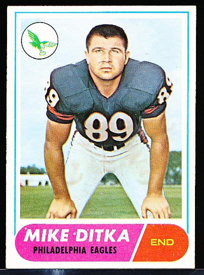 1968 Topps Ftbl. #162 Mike Ditka