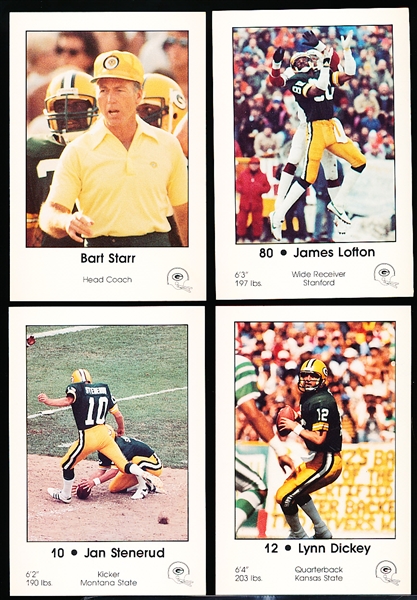 1983 Green Bay Packers NFL Waukesha Police- 1 Complete Set of 19 Cards
