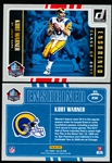 2017 Panini Ftbl. “Enshrined” Promo 5” x 7” #KW Kurt Warner- 10 Cards