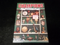 1981 Philip Morris Agency Champions of American Sport Magazine with 18 Card Insert- Mixed Sports