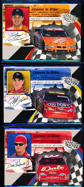 2002 Press Pass Trackside NASCAR “License to Drive”- 14 Asst. Star Cards