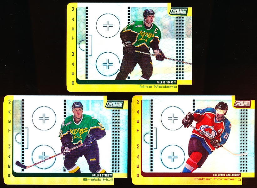 2000-01 Stadium Club Hockey “Beam Team”- 3 Diff.