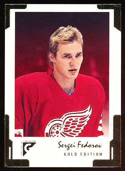2001-02 Topps Gallery Hockey “Gold Edition” #G22 Sergei Federov- #5/50!