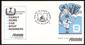 1971 Allstate/WGN Chicago Cubs MLB Unfolded Schedule