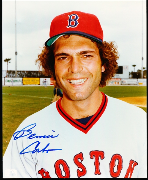 Autographed Bernie Carbo Boston Red Sox MLB Color 8” x 10” Photo