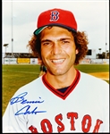 Autographed Bernie Carbo Boston Red Sox MLB Color 8” x 10” Photo