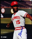 Autographed George Foster Cincinnati Reds MLB Color 8” x 10” Photo