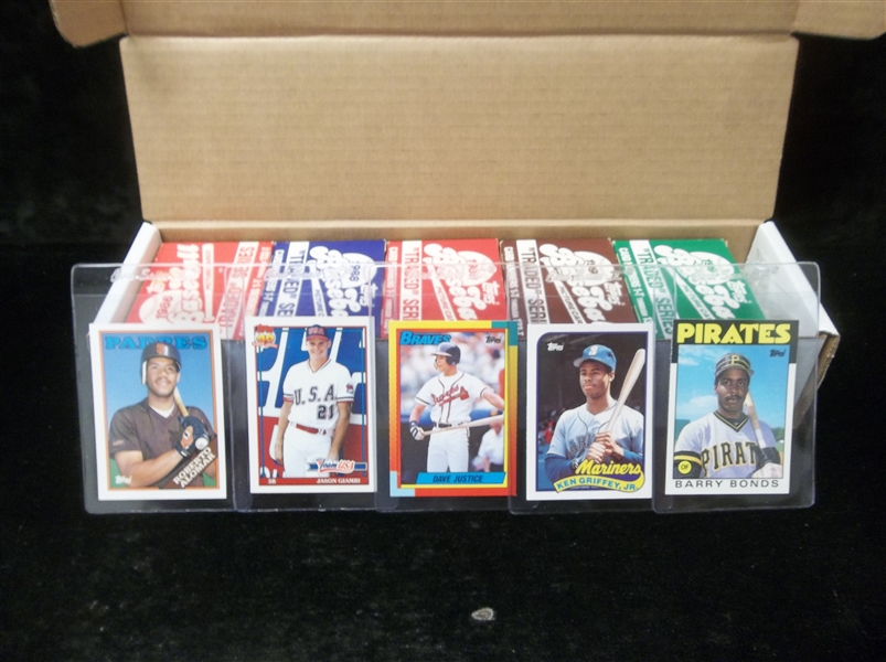 Clean-Up Lot of 5 Diff. 1986-1991 Topps Traded Sets