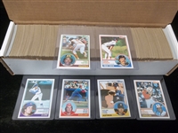 1983 Topps Baseball Complete Set of 792