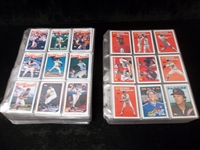 1988 (779 of 792) & ’89 (789 of 792) Topps Baseball Near Sets in Pages