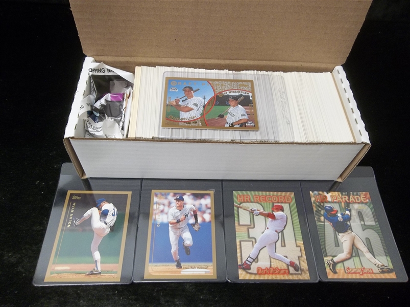1999 Topps Baseball Near Set- 461 of 462