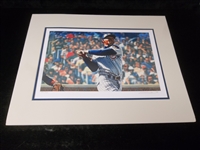 2008 Billy Williams Chicago Cubs 20” x 16” Artist Signed Double Matted Art Print- #439/1500