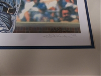 2008 Billy Williams Chicago Cubs 20” x 16” Artist Signed Double Matted Art Print- #439/1500