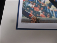 2008 Billy Williams Chicago Cubs 20” x 16” Artist Signed Double Matted Art Print- #439/1500