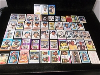 Reggie Jackson- 50 Diff.- Asst. brands & years- Mostly 1972 thru ’81 issues