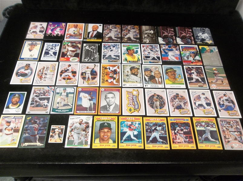 Reggie Jackson- 74 Diff.- asst. brands & years- Mostly 1994 thru ’01 issues