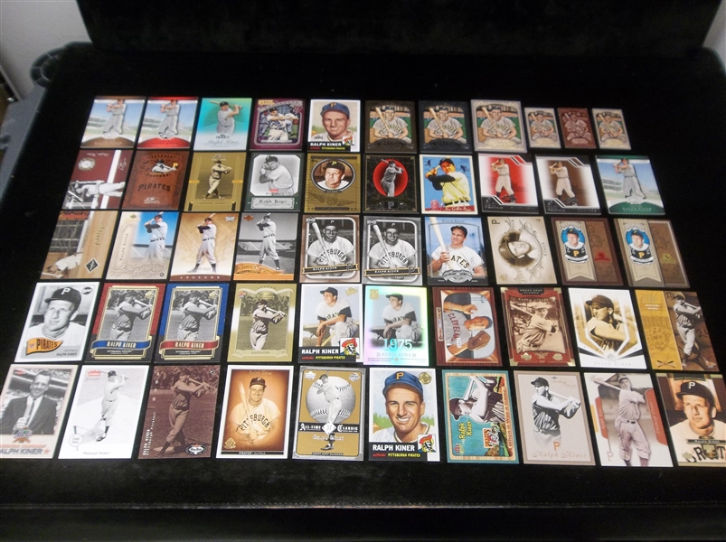 Ralph Kiner- 50 Diff.-  Asst. brands & years- Mostly 2002 thru ’12 issues