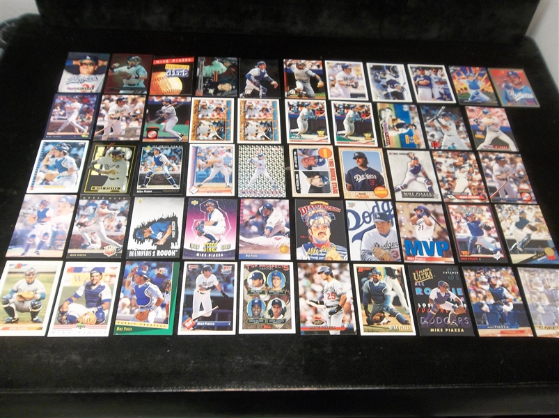 Mike Piazza- 50 Diff.- Asst. brands & years- 1992 & ’93 issues