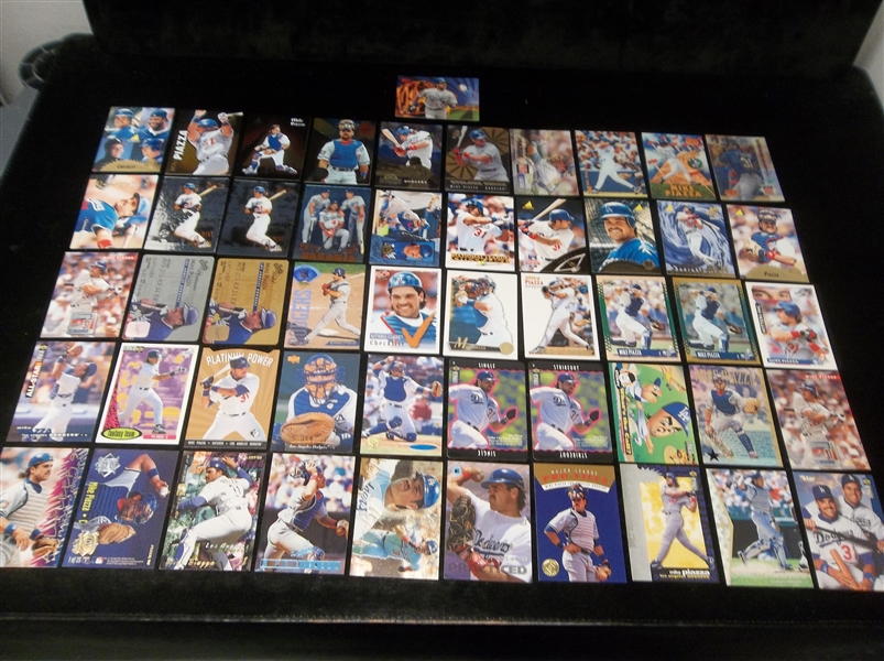 Mike Piazza- 50 Diff.- Asst. brands & years- Mostly 1995 issues
