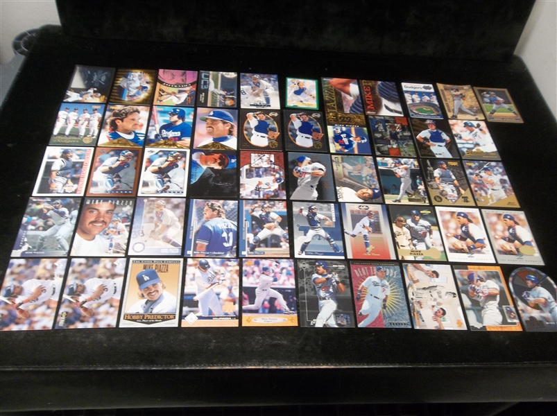 Mike Piazza- 50 Diff.- Asst. brands & years- Mostly 1996 thru ’98 issues