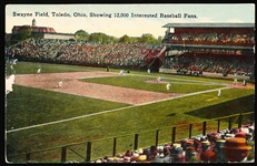 “Swayne Field, Toledo, Ohio Showing 12,000 Interested Baseball Fans” Pre-Linen Postcard
