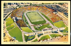 I. & M. Ottenheimer “9A-H1786- Air View, Baltimore Stadium, 33rd Boulevard, Baltimore, Md.” Linen Postcard