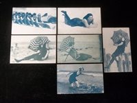 1920’s Female Swimwear Arcade/Exhibit Blank-Back Cards- 6 Diff.
