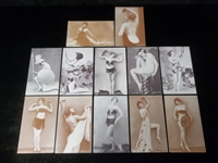 1927 Exhibit Supply Co. “Model/ Risqué Women” Blank-Back Dated Front Exhibits- 12 Diff.