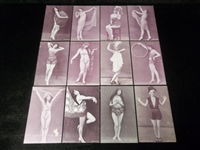 1928 Exhibit Supply Co. “Risqué Women” Blank-Back Dated Front Exhibits- 12 Diff.