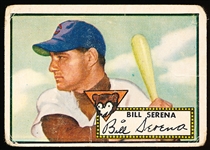 1952 Topps Baseball- #325 Bill Serena, Cubs- Hi#