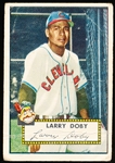 1952 Topps Baseball- #243 Larry Doby, Cleveland- Hall of Famer